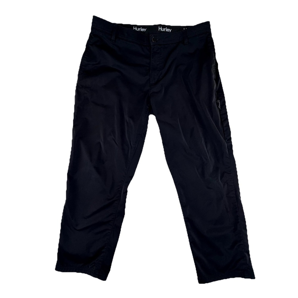 Hurley Jet Set Tech Men's Pants Size‎ 40x29 Black Stretch